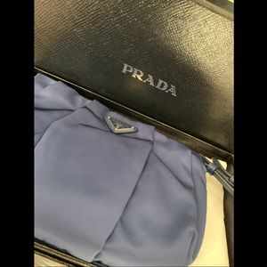 BNWT! Prada Royal Blue Wristlet - AUTHENTIC